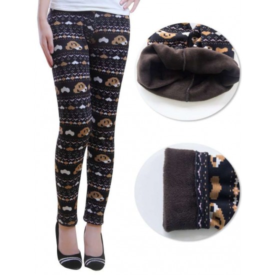 Winter thicken female leggings