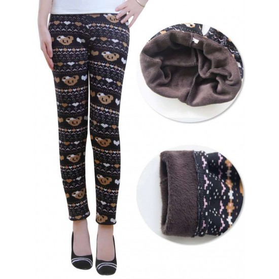 Winter thicken female leggings