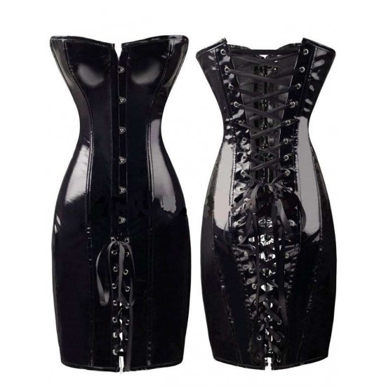 Leather Corset Dress