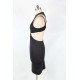 Style Stalker Mesh Crossroads Cutout Black Dress