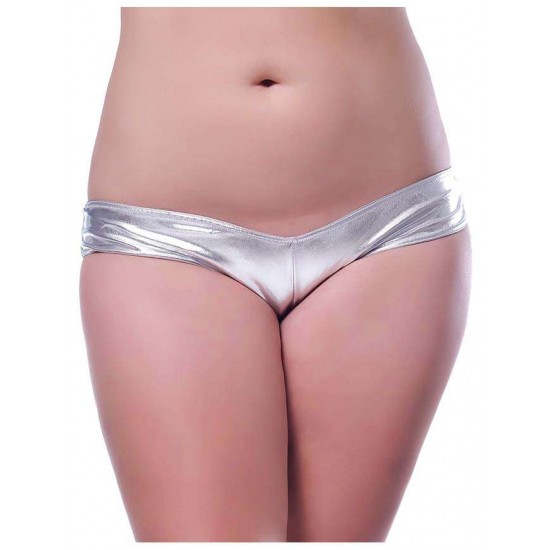 On Sale Plus size metallic shorts