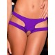 Sexy Cut Out Purple Open Crotch Panty