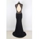 Plus Size Sexy Long Black Mermaid Prom Dress