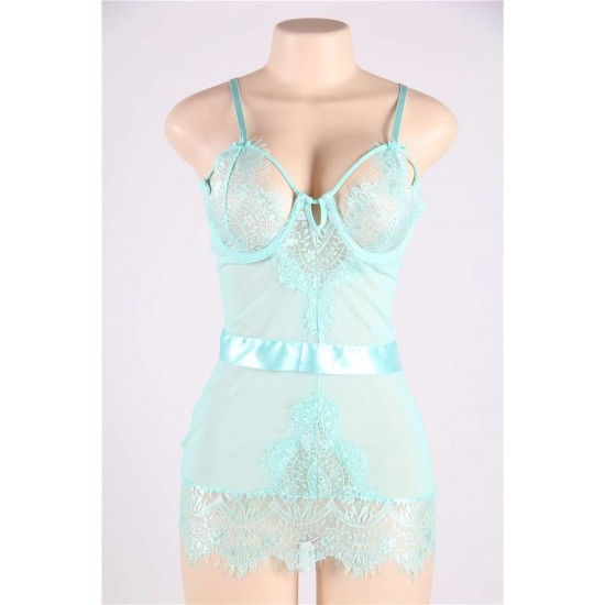 Open Cup Cutout Chemise