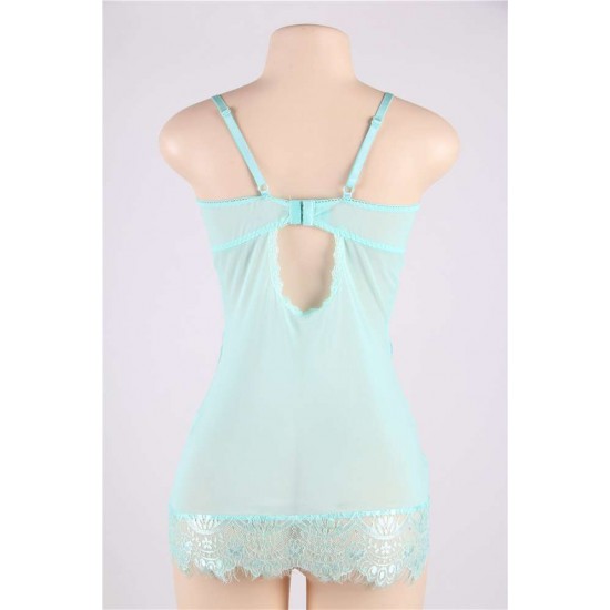 Open Cup Cutout Chemise