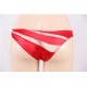 High Cut Plus Size Red Lace Panty