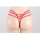 Naughty Plus Size Red Lace Strapy Panty