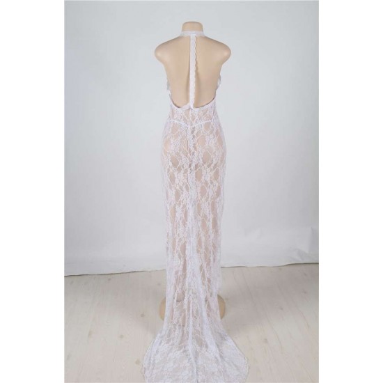 Long Lace Gown And Panty