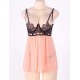 Camisole Lace Embroidered Cup Babydoll