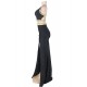 Black Cross-strapped Gown