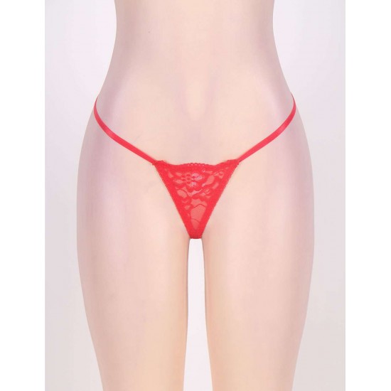 Plus Size Floral Lace Panty