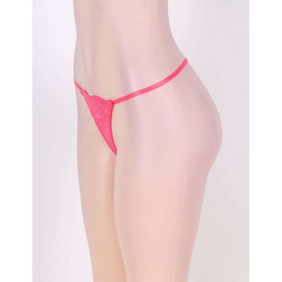 Plus Size Low Rise Lace G-String 