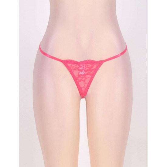 Plus Size Low Rise Lace G-String 