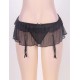 Mini Skirt With Garter Belt