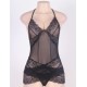 Black Mesh Chemise