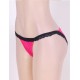 Heartbreaker Lace Trimmed Open Back Pink Panty