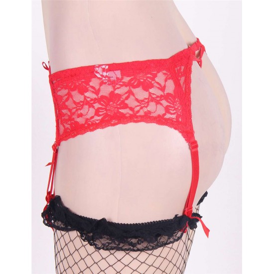 Plus size lace garter