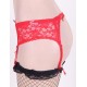 Plus size lace garter