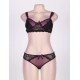 Naughty Purple Cute Boudoir Bra Set