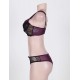 Naughty Purple Cute Boudoir Bra Set