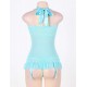 Obsessive Kalia Bow Front Light Blue Lingerie