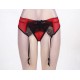 Plus Size Red Lace Garter Panty