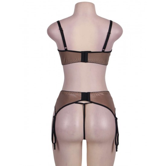 Fibi Set With Open Bra For Fat Women