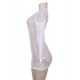 White Long Sleeve Floral Lace Chemise