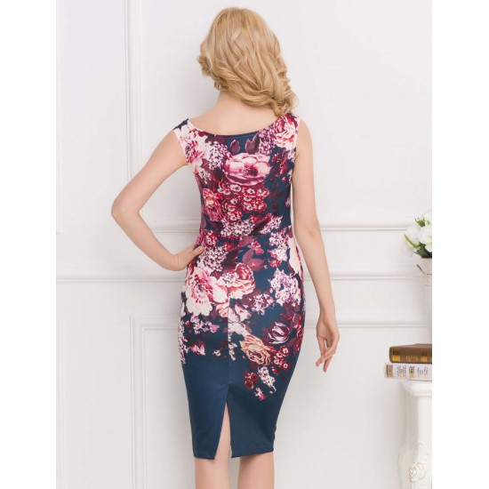 Floral Pencil Dress