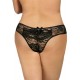 Open Crotch Black Lace Panty