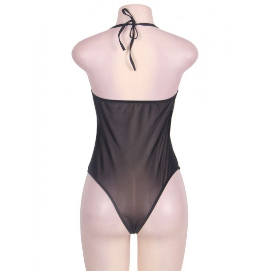 Glamour Underwire Hollywood Sheer Lace Teddy