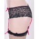 Crotchless Lace Garter Short