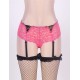 Crotchless Lace Garter Short