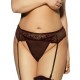 Plus size lace garter