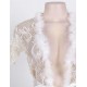 White Sheer Lace Kaftan Robe With Thong