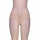 Nude Floral Lace High Waist Sexy Panty