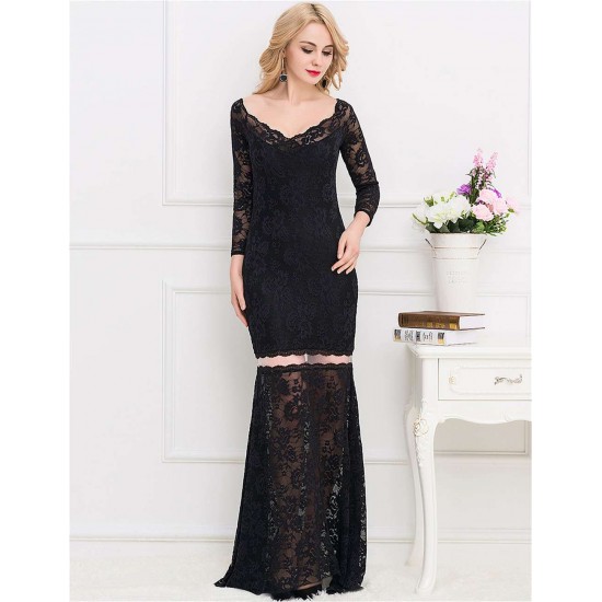 Lace Long Dress