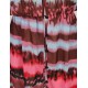 Fashion Slit Front Open Tie-dye Print Chiffon Beach Dress