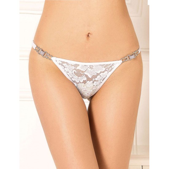 White Lace Crochless Sexy Panty