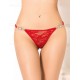 Sexy Red Lace Crochless Panty