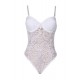 White Push-up Cup Lace Teddy