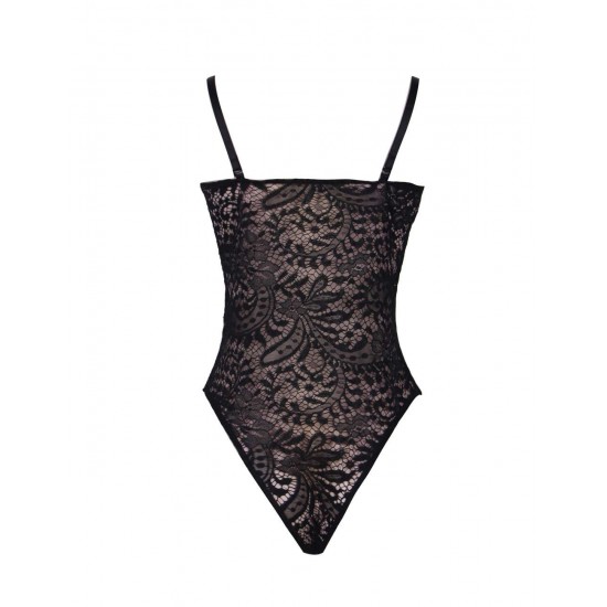 Black Plus Size Push-up Cup Lace Teddy