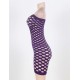 Violet Seamless Pothole Tube Dress