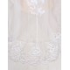 Delicate Lace Evening Gown Pure White