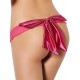 Plus Size Mesh Big Bow Ruffled Thong