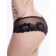 Black Floral Lace Mesh Sexy Panty