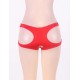 Sexy Cut Out Open Crotch Red Panty