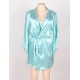 Two-Piece Satin Mint Green Sleepwear