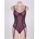 Poetical Purple Erotic Teddy Lingerie