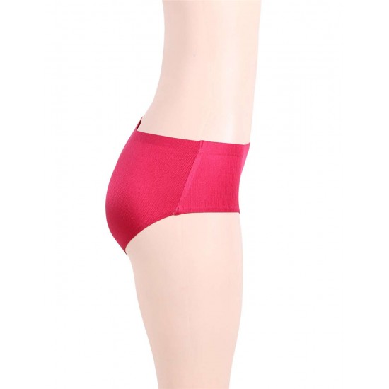 Red Silky Soft Seamless Sexy Panty